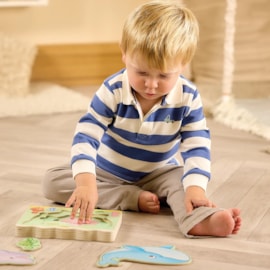 Under the Sea wooden nesting puzzle