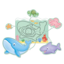 Under the Sea wooden nesting puzzle