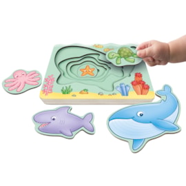 Under the Sea wooden nesting puzzle