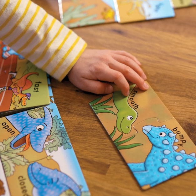 Dinosaur Opposites Jigsaw Puzzles | 20 activity jigsaw puzzles