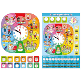 Tell the Time Jigsaw Puzzle and Clock Tell the Time Jigsaw Puzzle and Clock