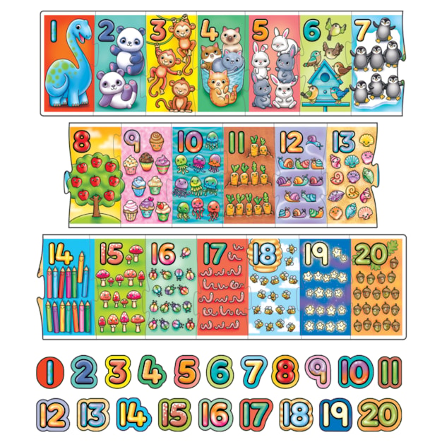 Giant Number Jigsaw Puzzle Giant Number Jigsaw Puzzle