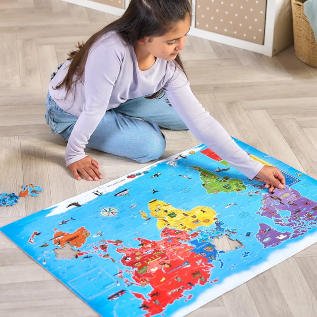 Map of the World Jigsaw Puzzle Map of the World Jigsaw Puzzle