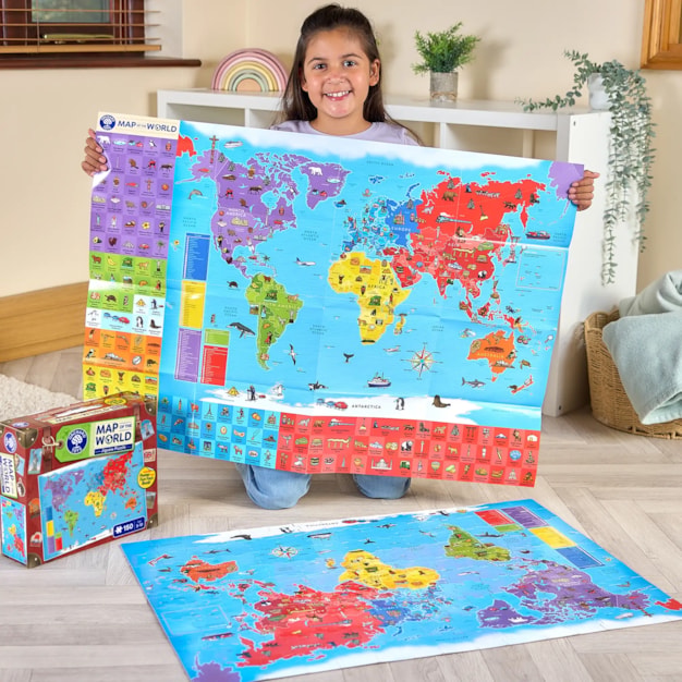 Map of the World Jigsaw Puzzle Map of the World Jigsaw Puzzle