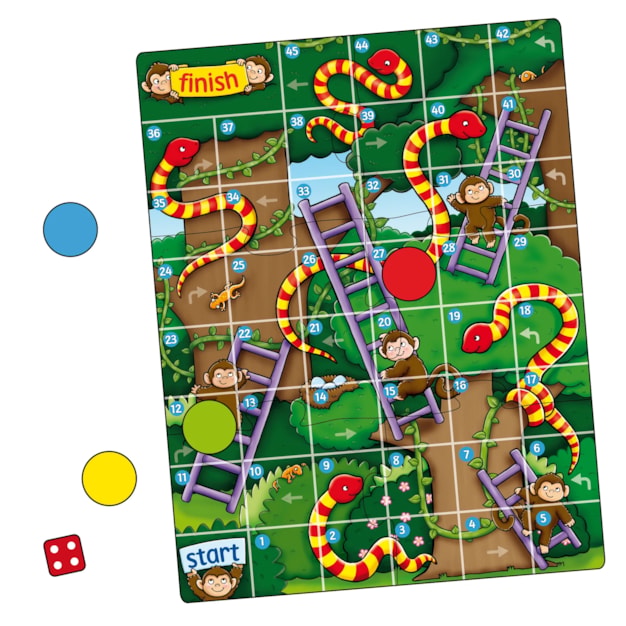 Jungle Snakes & Ladders Mini Game Jungle Snakes & Ladders Mini Game