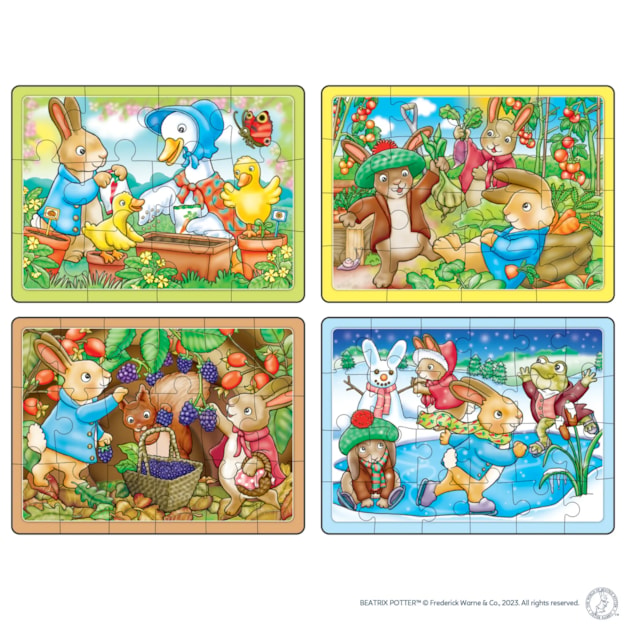 Peter Rabbit™ 4-in-a-Box Puzzles Peter Rabbit™ 4-in-a-Box Puzzles
