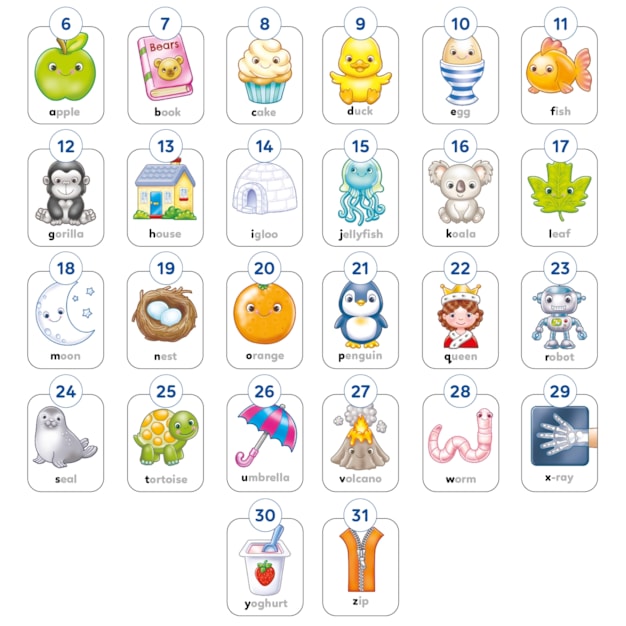 Alphabet Bingo Game Misplaced Pieces