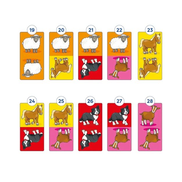 Farmyard Dominoes Game Misplaced Pieces Farmyard Dominoes Game Misplaced Pieces