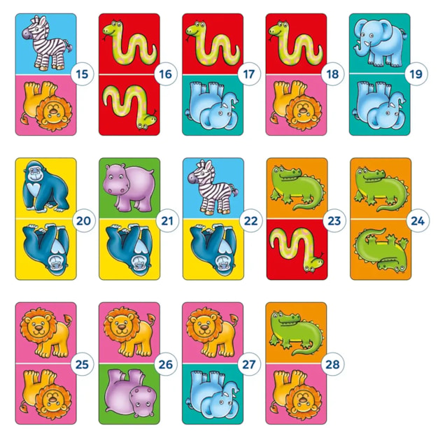 Jungle Dominoes Game Misplaced Pieces Jungle Dominoes Game Misplaced Pieces