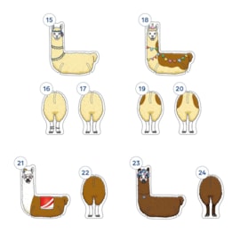 Loopy Llamas Game Misplaced Pieces