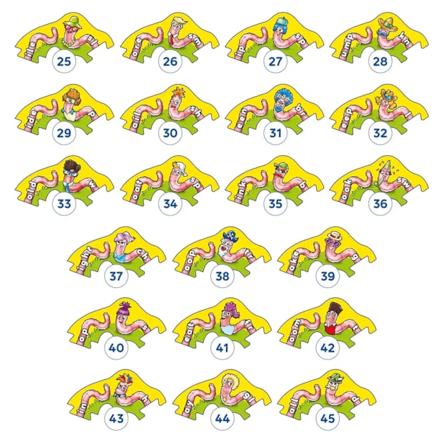 Wiggly Words Game Misplaced Pieces