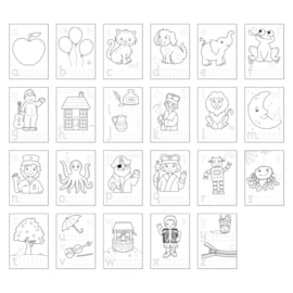 ABC Colouring Book | With Stickers ABC Colouring Book | With Stickers