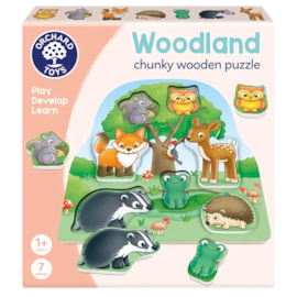 Woodland chunky wooden puzzle