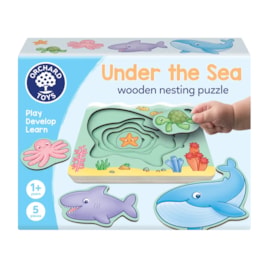 Under the Sea wooden nesting puzzle