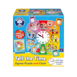 Tell the Time Jigsaw Puzzle and Clock