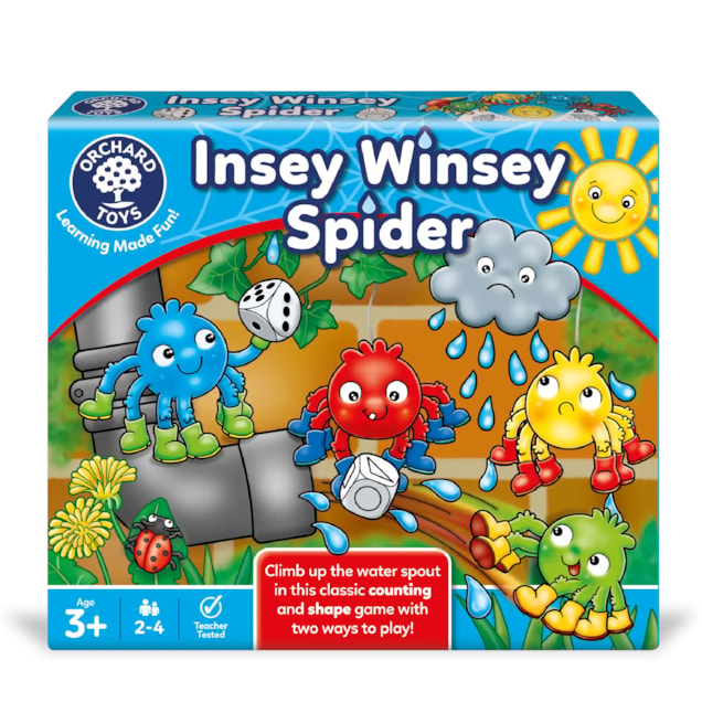 Insey Winsey Spider Counting and Shape Game