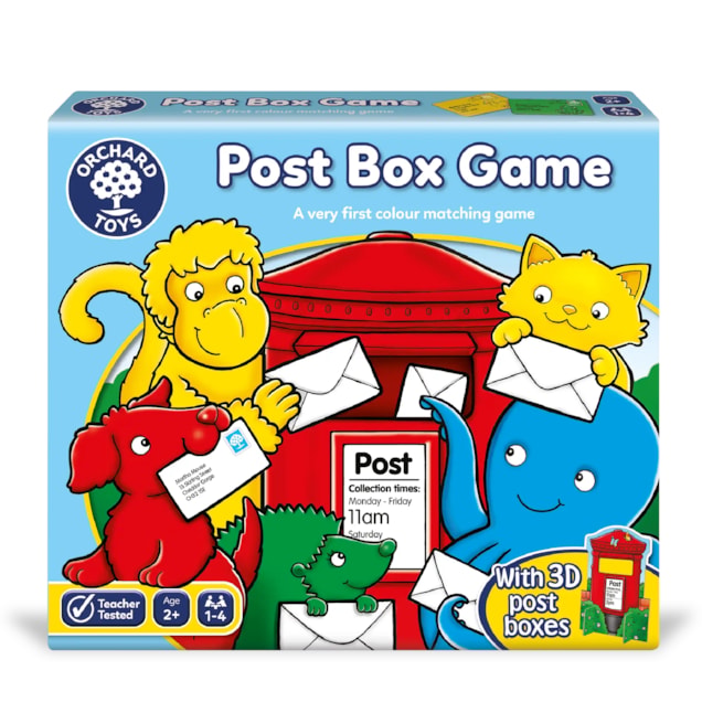 Post Box Game | Ages 2+ - Orchard Toys Post Box Game First Colour Matching