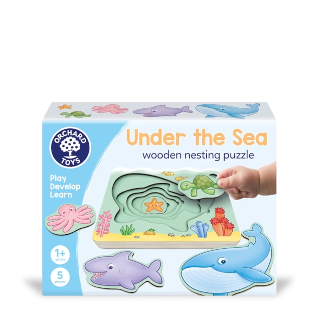 Under the Sea wooden nesting puzzle Under the Sea wooden nesting puzzle
