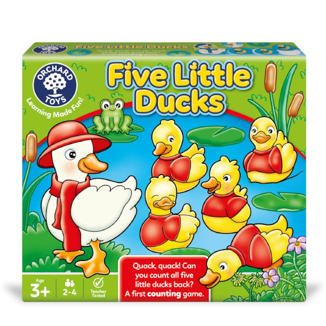 Five Little Ducks Counting and Colour Game