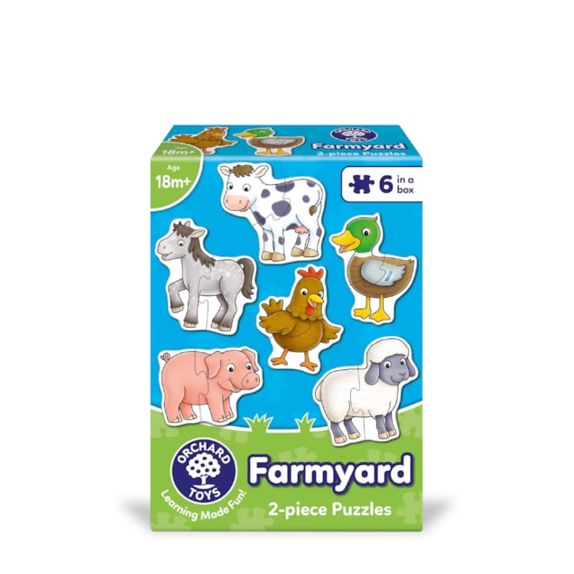 Farmyard Jigsaw Puzzle Farmyard 2-piece jigsaw puzzles