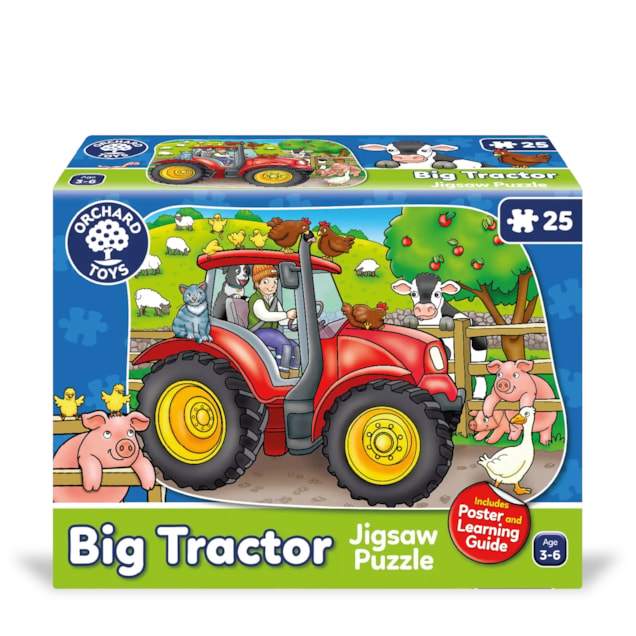 Big Tractor Farm Jigsaw Puzzle
