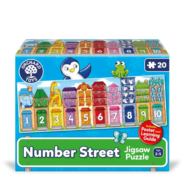 Number Street Jigsaw Puzzle Number Street Early Counting Jigsaw Puzzle