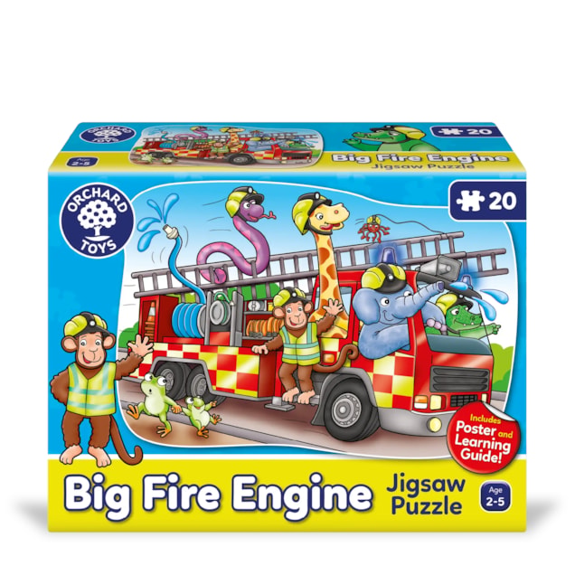 Big Fire Engine Jigsaw Floor Puzzle