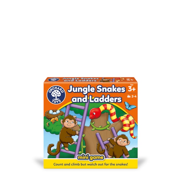 Jungle Snakes and Ladders counting mini game