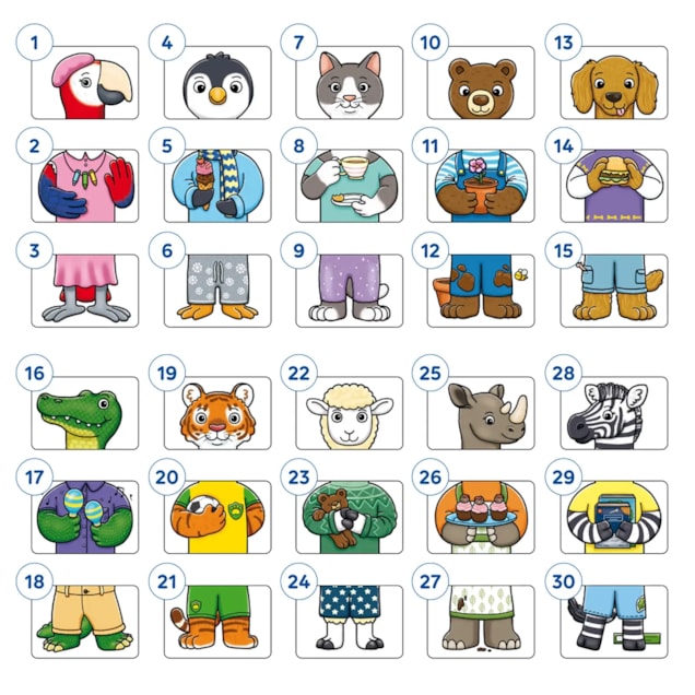 Animal Misfits Game Misplaced Pieces Animal Misfits Game Misplaced Pieces
