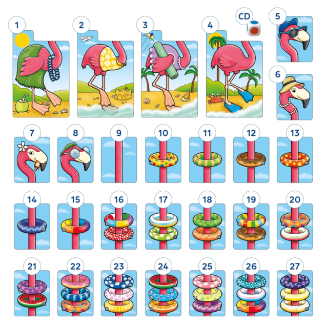 Funny Flamingos Game Misplaced Pieces Funny Flamingos Game Misplaced Pieces