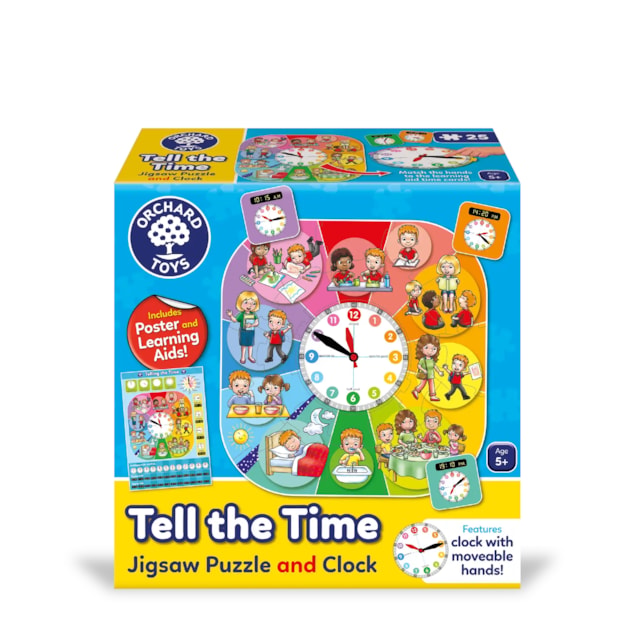 Tell the Time Jigsaw Puzzle and Clock Tell the Time Jigsaw Puzzle and Clock