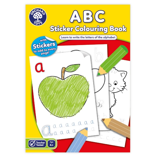 ABC Colouring Book | With Stickers ABC Colouring Book | With Stickers