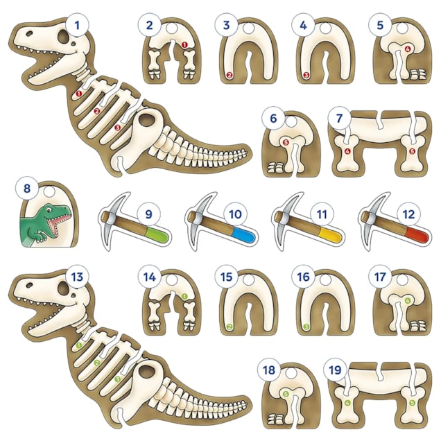 Dinosaur Dig Misplaced Pieces Dinosaur Dig Misplaced Pieces
