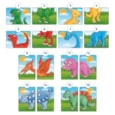 Dinosaur Heads And Tails Game Misplaced Pieces Dinosaur Heads And Tails Game Misplaced Pieces