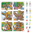 Fairy Snakes & Ladders and Ludo Board Game Misplaced Pieces Fairy Snakes & Ladders and Ludo Board Game Misplaced Pieces