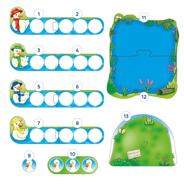 Five Little Ducks Misplaced Pieces 2 Five Little Ducks Misplaced Pieces 2