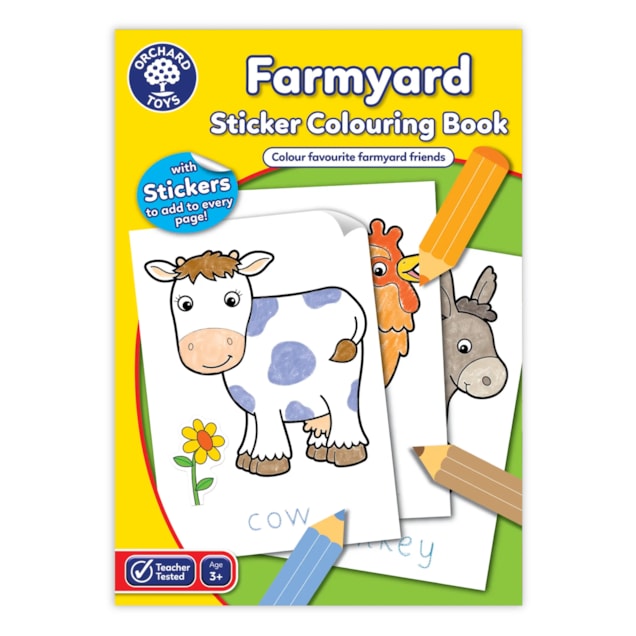 Farmyard Colouring Book | With Stickers Farmyard Colouring Book | With Stickers