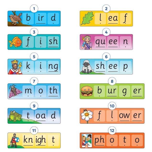 Match and Spell Next Steps Game Misplaced Pieces
