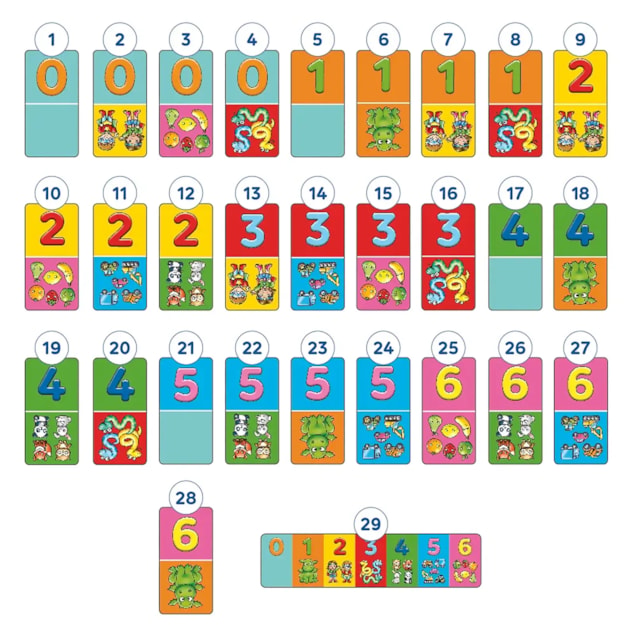 Number Dominoes Game Misplaced Pieces Number Dominoes Game Misplaced Pieces