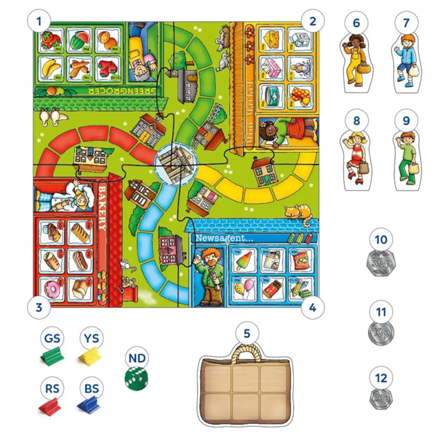 Pop to the Shops Board Game Misplaced Pieces Pop to the Shops Board Game Misplaced Pieces