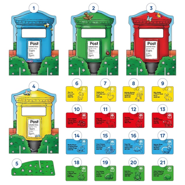Post Box Game Misplaced Pieces Post Box Game Misplaced Pieces