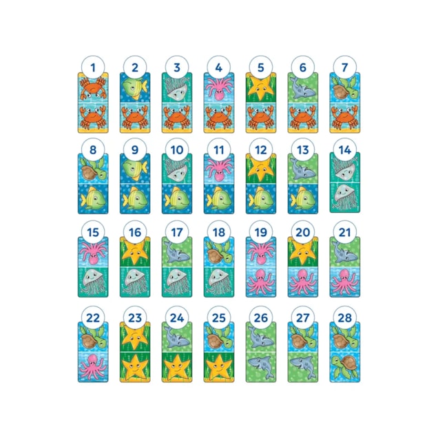 Under The Sea Dominoes Game Misplaced Pieces Under The Sea Dominoes Game Misplaced Pieces