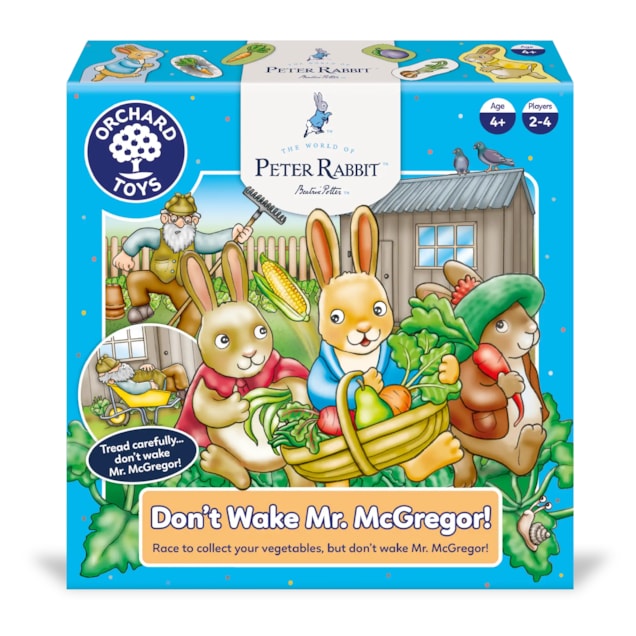 Peter Rabbit Don't Wake Mr. McGregor family board game