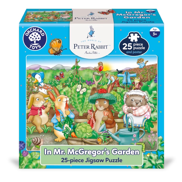 Peter Rabbit In Mr. McGregor's Gardefn 25-piece jigsaw puzzle